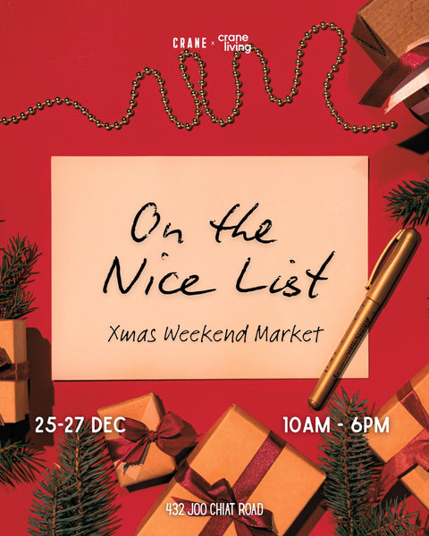 Booth Rental: Festive Edition Crane Living 432 Joo Chiat Weekend Themed Market