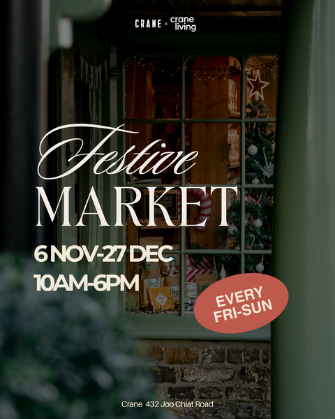 Booth Rental: Festive Edition Crane Living 432 Joo Chiat Weekend Themed Market