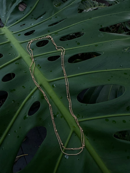 Chain Collection - Endel Double Layer Necklace