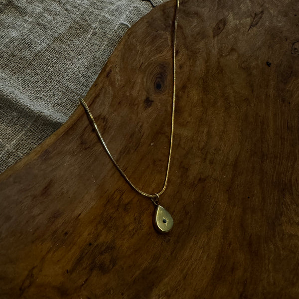 Starburst Collection - Golden Teardrop Necklace
