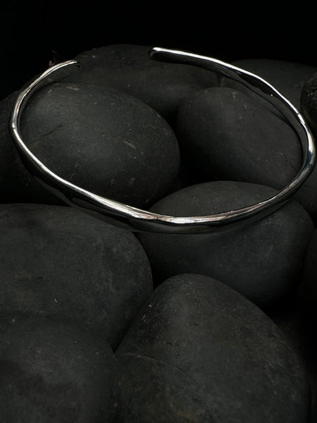 Valaria Collection - Silver Wavy Cuff Bracelet