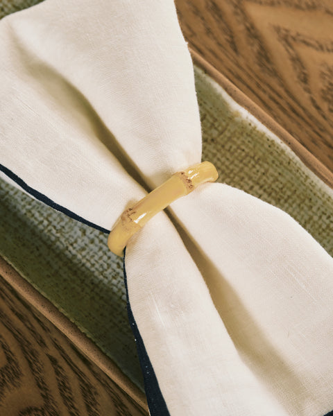 Bamboo Napkin Ring - Set of 4