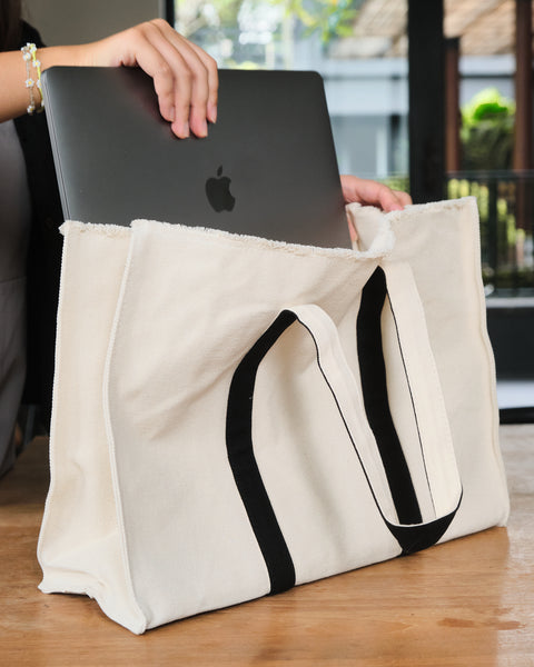 Summer Canvas Tote Bag