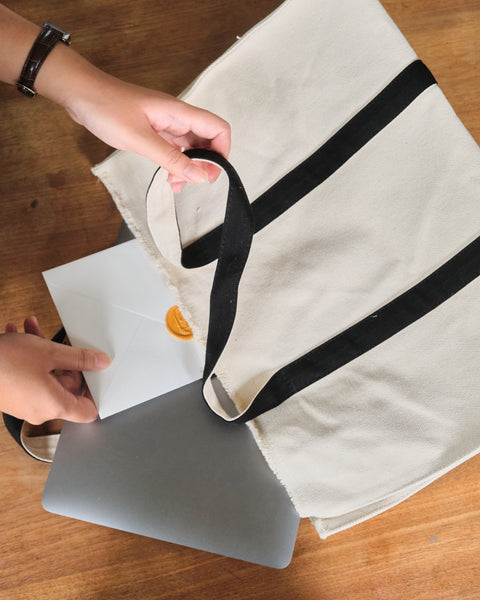 Summer Canvas Tote Bag