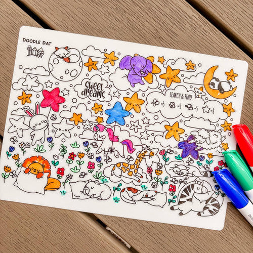 Erda Ally: Doodle Dat: A5 Silicone Mat (Party Pack)