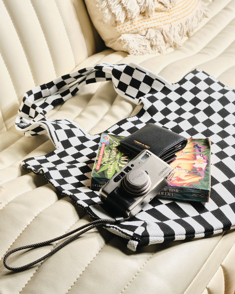 Eden Woven Knit Shoulder Bag