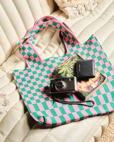 Eden Woven Knit Shoulder Bag
