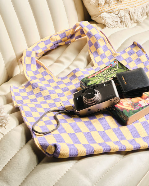 Eden Woven Knit Shoulder Bag