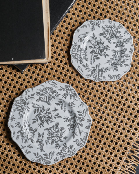 Franca Floral Dessert Plate