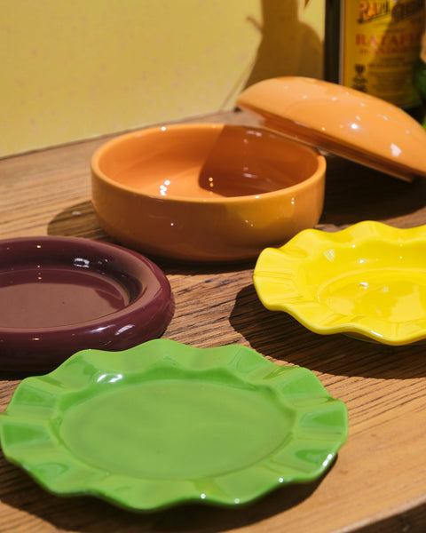Hamburger Plates - Set of 5