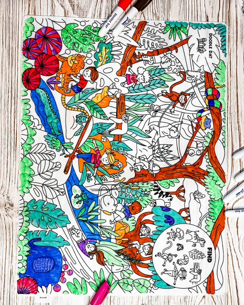 Erda Ally: Reuseable Colouring Mat Set