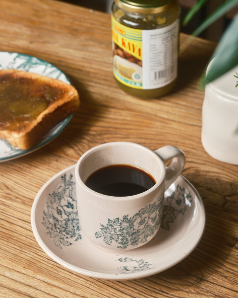 Mallory Kopitiam Cup and Saucer