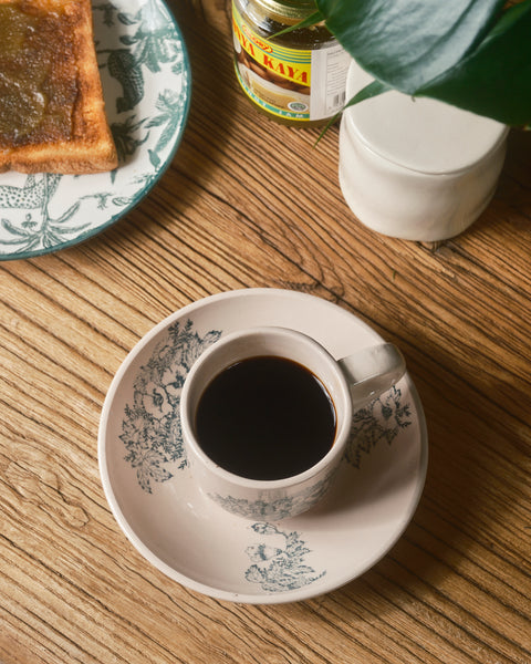 Mallory Kopitiam Cup and Saucer