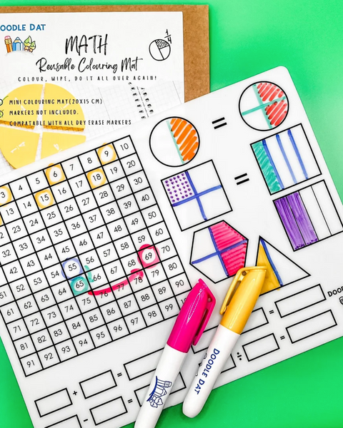 Erda Ally: Doodle Dat: A5 Silicone Mat (Party Pack)
