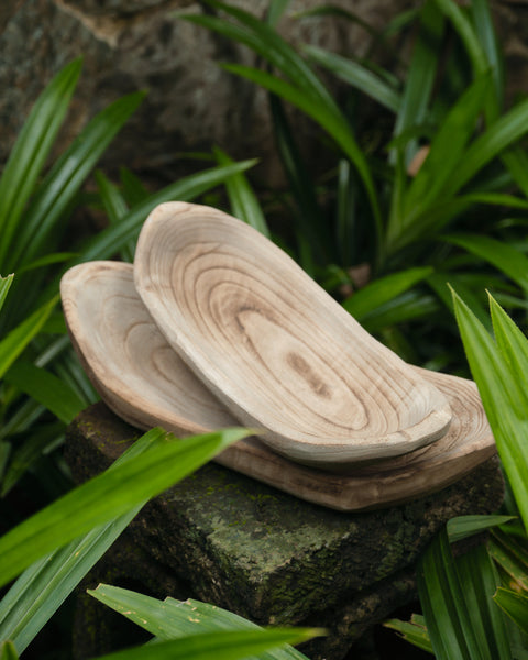 Palawan Oval Wooden Tray