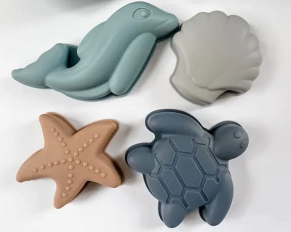 Erda Ally Beach Moulds Set (4 Pcs)