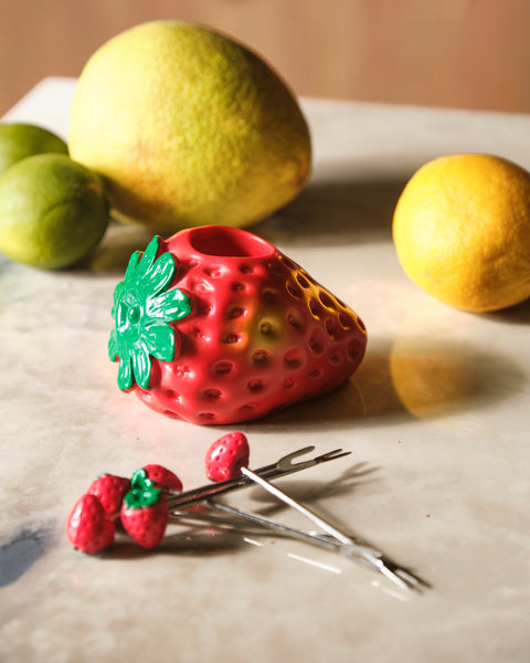 Strawberry Fruit Fork