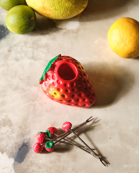 Strawberry Fruit Fork