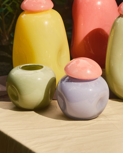 Yumiko Small Vase with Lid