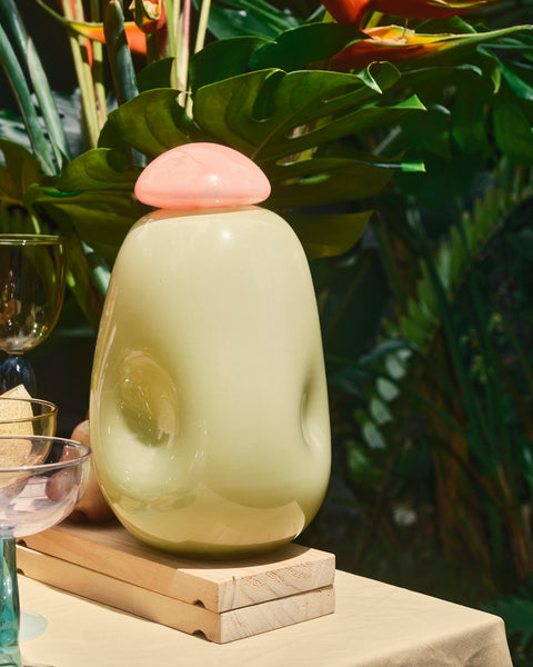 Yumiko Vase with Lid