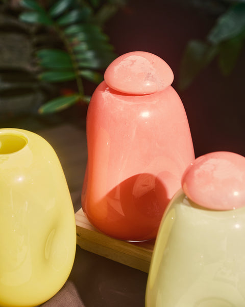 Yumiko Vase with Lid