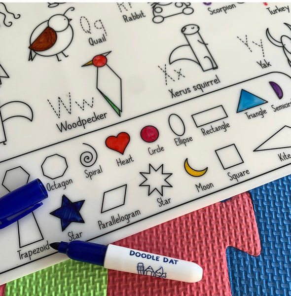 Erda Ally: Reuseable Colouring Mat Set