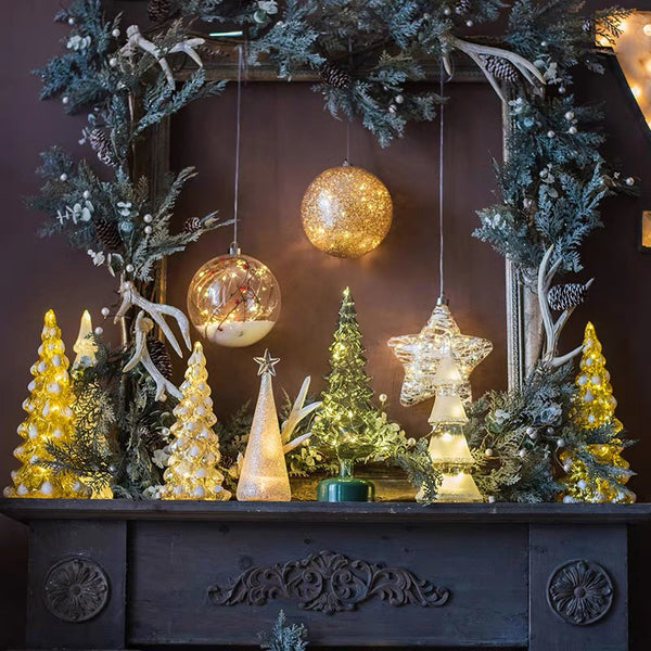 Thea Glass Christmas Tree Light