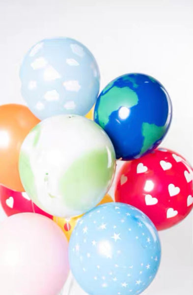 Rainbow Balloon Set (Smiley)