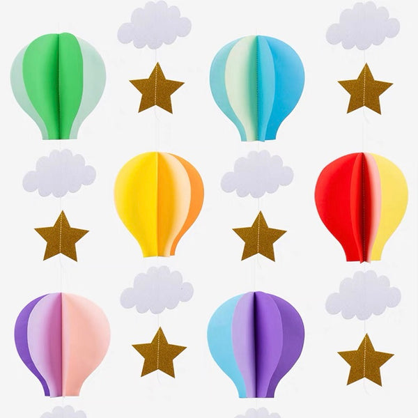 Agnes Hot Balloon Decor - Blue