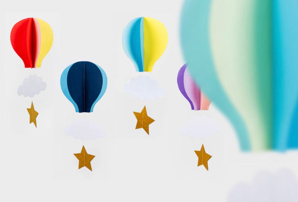Agnes Hot Balloon Decor - Navy