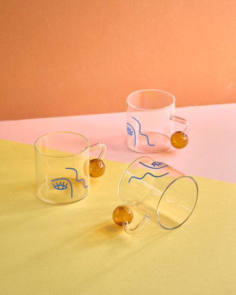 Visage Glass Cup - Small
