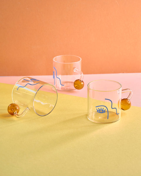 Visage Glass Cup - Small