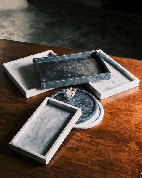 Mayfair Large Rectangular Marble Tray