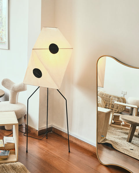 Papier Akari Black Dot Lantern