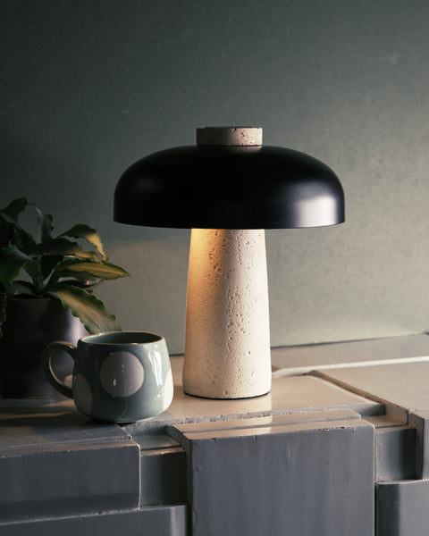 Alain Travertine Lamp
