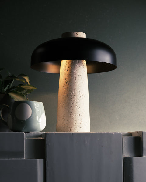Alain Travertine Lamp