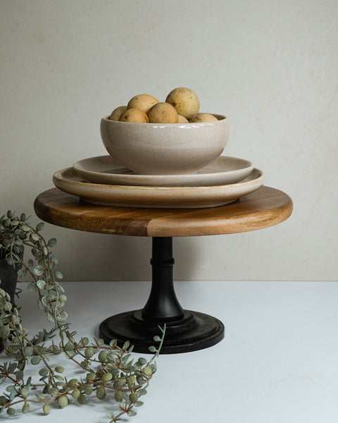 Blair Cake Stand with Black Base - Medium