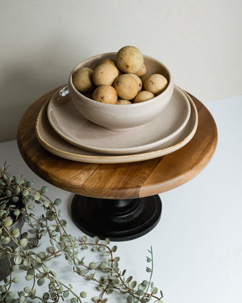 Blair Cake Stand with Black Base - Medium