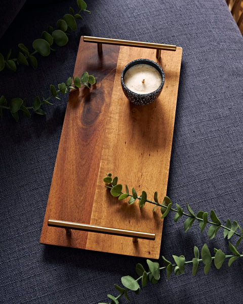 Mizi Wooden Tray - Long and Narrow