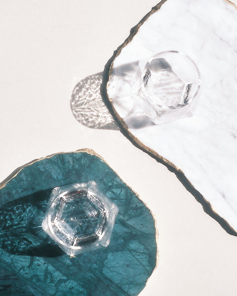 Faceted Cocktail Glass
