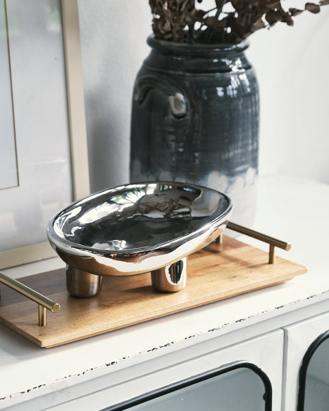 Davos Oval Raised Dish