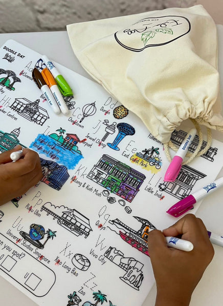 Erda Ally: Reuseable Colouring Mat Set