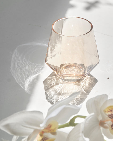 Faceted Cocktail Glass