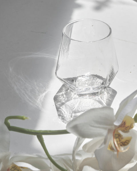 Faceted Cocktail Glass