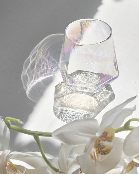Faceted Cocktail Glass