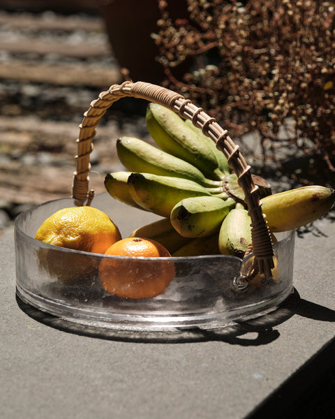 Fatik Fruit Bowl with Handle