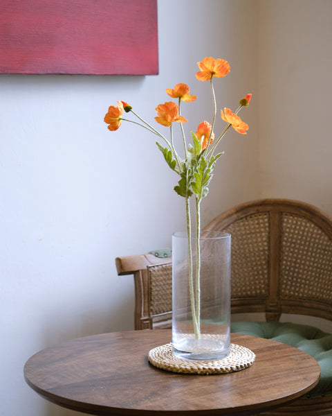 Artificial Flower - Flanders Poppy (Short)
