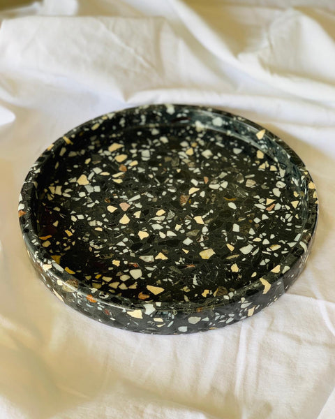 Madesimo Round Terrazzo Tray