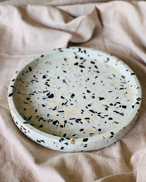Madesimo Round Terrazzo Tray