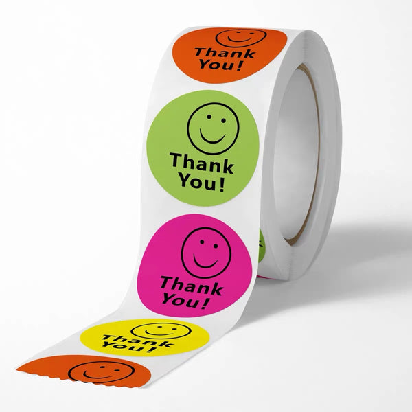 Sealing Tapes - Smiley Thank You